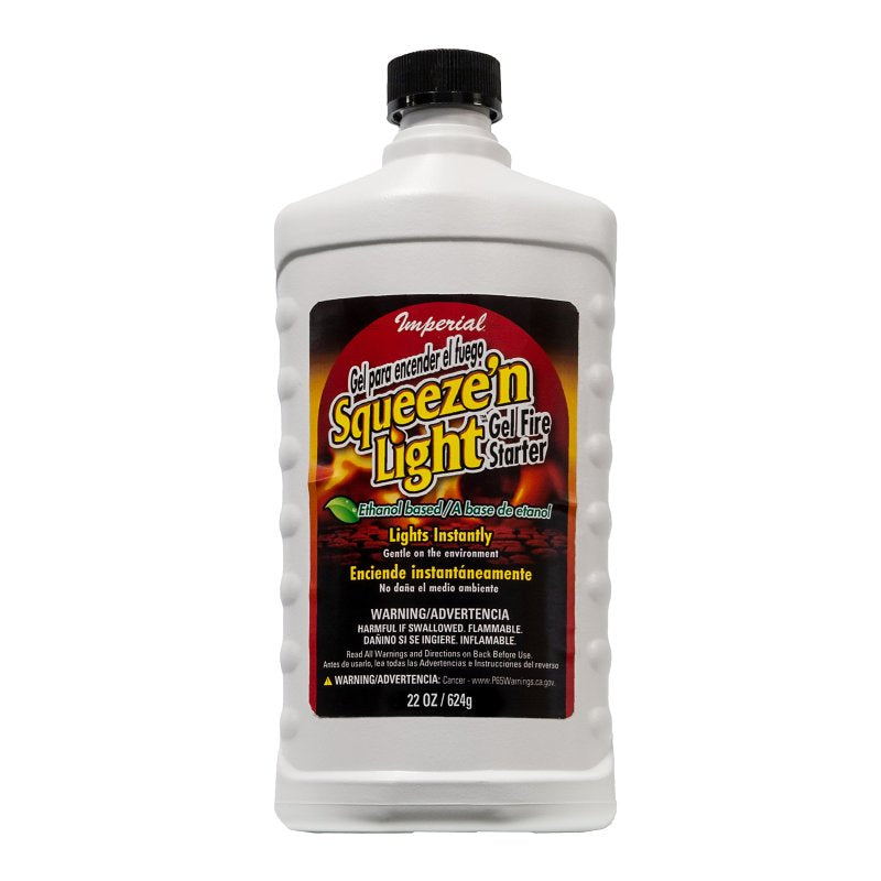 IMPERIAL Imperial Squeez'n Light KK0343 Fire Starter, Viscous Gel, 22 oz