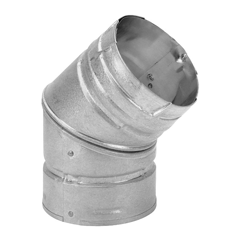 DURAVENT, INC DuraVent PelletVent 3PVL-E45 Stove Pipe Elbow, 3 in Dia Dimensions, 45 deg Angle