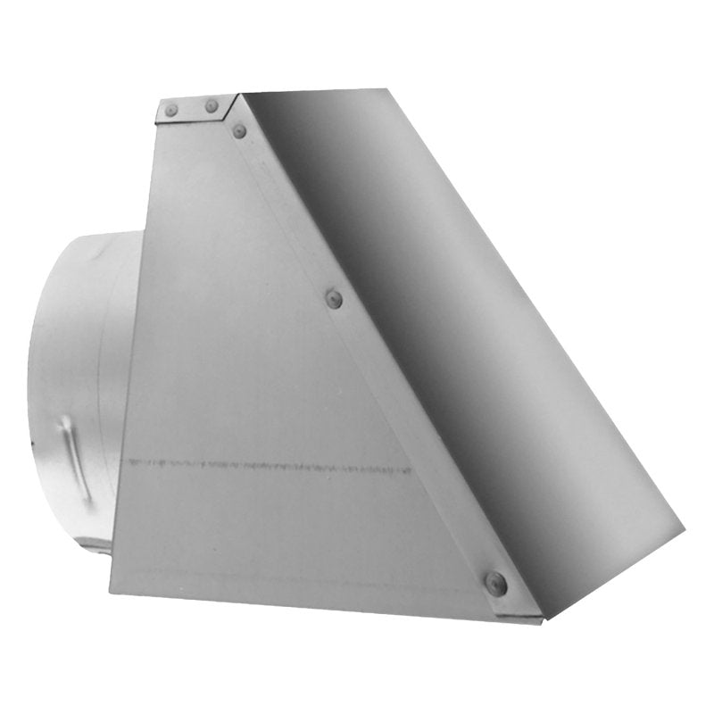 DURAVENT, INC DuraVent PelletVent 4PVL-HSC Square Horizontal Cap, 8-1/4 in Dia, 8 in L, 4 in Connection, Steel