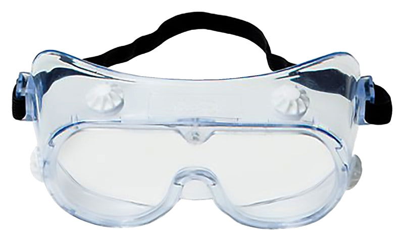 3M 3M 40660-00000-10 Splash Goggles, Polycarbonate Lens, Clear Frame