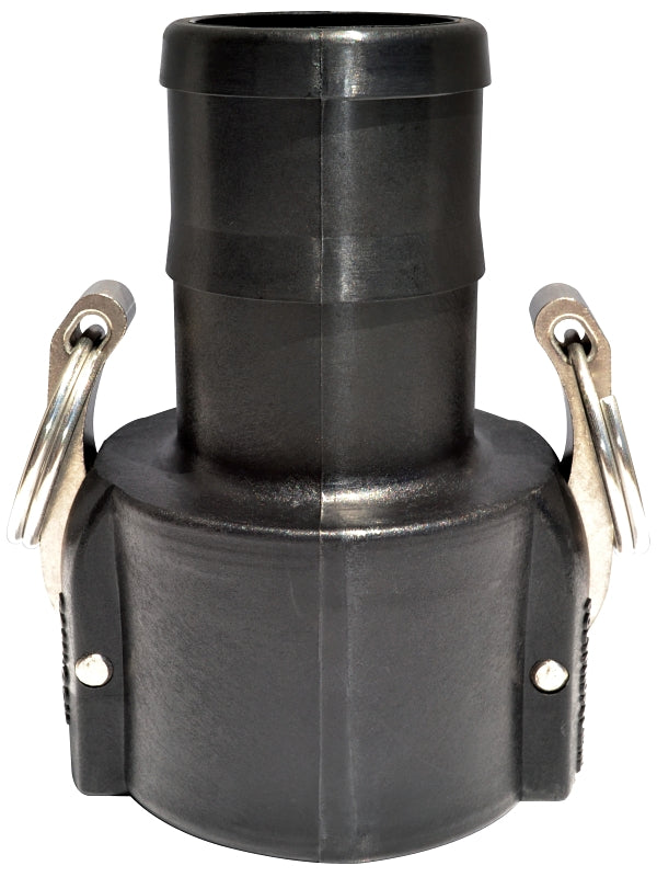 GREEN LEAF Green Leaf 300C Camlock Coupling, 3 in, Female Coupler x Hose Barb, Plastic