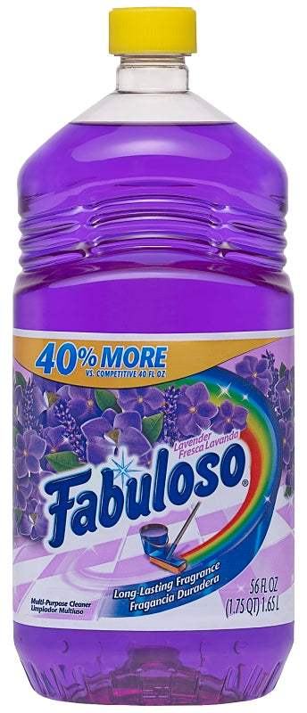 DOT FOODS, INC. COLGATE PALMOLIVE Fabuloso 53041 All-Purpose Cleaner, 56 oz Bottle, Liquid, Lavender, Purple