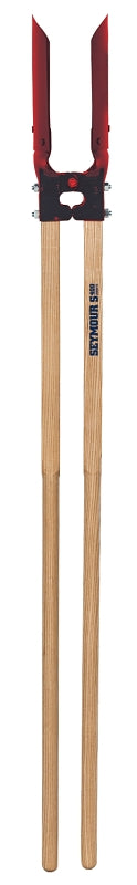 SEYMOUR Seymour 21100 Post Hole Digger, Triple Riveted Blade, HCS Blade, Hardwood Handle, Square Cut Handle, 60 in OAL