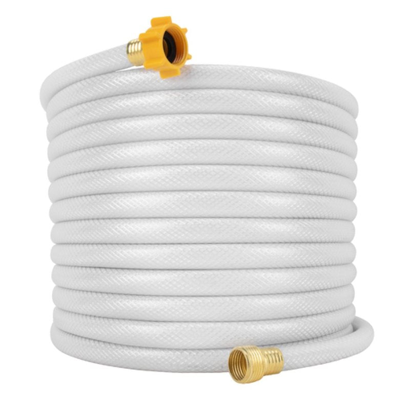 CAMCO Camco USA 22793 Drinking Water Hose, 5/8 in ID, 50 ft L, 50 psi Pressure, PVC, White