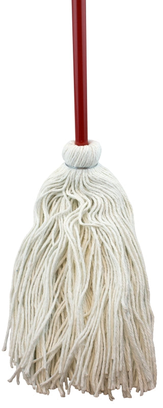 ZEPHYR MANUFACTURING Zephyr Z-Ray 11612L Deck Mop, 12 oz Headband, 48 in L, Synthetic Mop Head