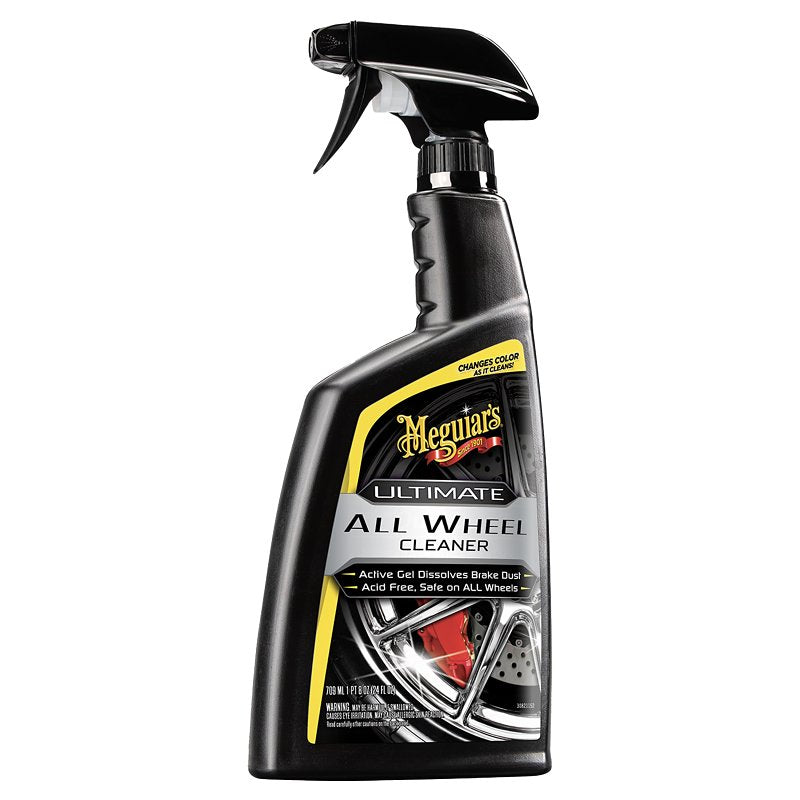 MEGUIAR'S Meguiar's G180124 Ultimate All Wheel Cleaner, 24 oz, Liquid, Sulfurous/Vanilla