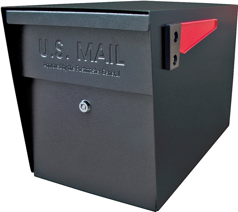 MAIL BOSS Mail Boss Packagemaster 7106 Series Mailbox, Black, Steel, Powder-Coated, 11-1/4 in W, 21 in D HARDWARE & FARM SUPPLIES MAIL BOSS