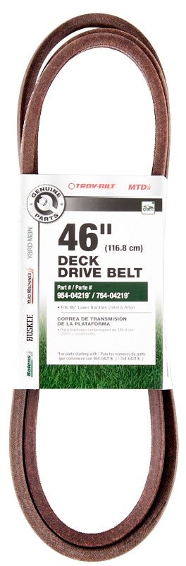 MTD MTD 490-501-M009 Deck Drive Belt, 103.24 in L, 1/2 in W, 46 in Deck