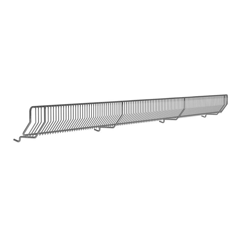 KC STORE FIXTURES Lozier WBF43 BCP Wire Binning Front, Chrome
