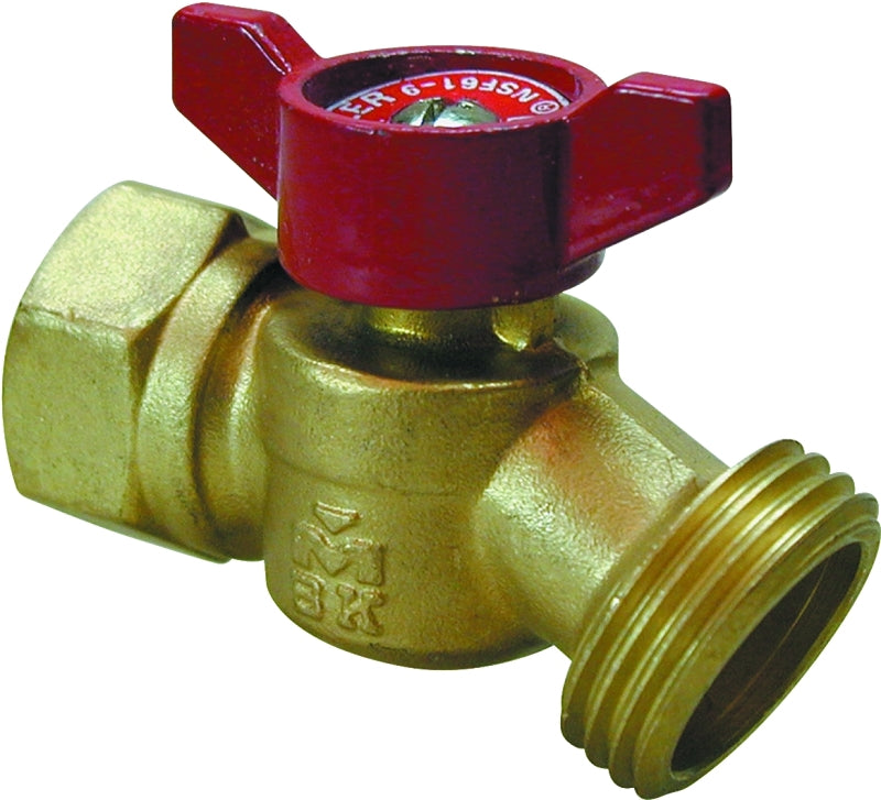 B & K INDUSTRIES B & K 102-453HN Hose Bibb, 1/2 x 1/2 in Connection, FPT x Male Hose, 125 psi Pressure, Brass Body, Antique PLUMBING, HEATING & VENTILATION B & K INDUSTRIES