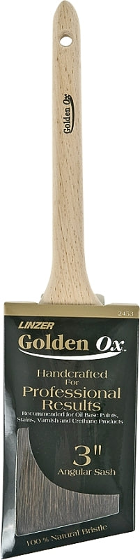 LINZER Linzer WC 2453-3 Paint Brush, 3 in W, 3 in L Bristle, China Bristle, Sash Handle