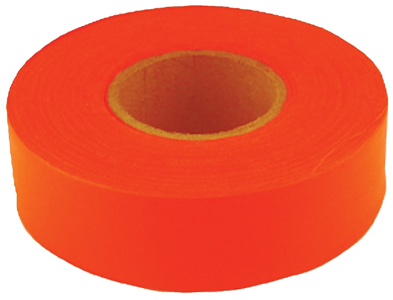 CH HANSON CH Hanson 17000 Flagging Tape, 150 ft L, 1-3/16 in W, Fluorescent Orange, PVC