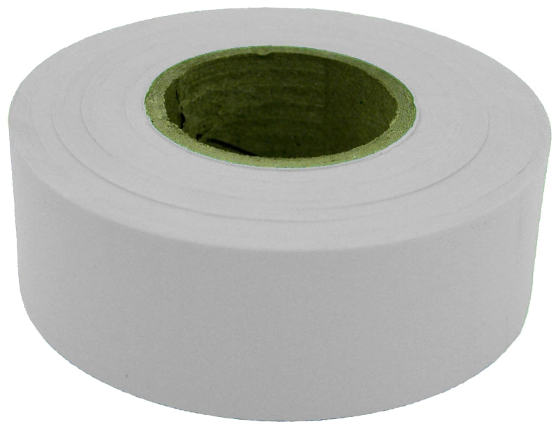 CH HANSON CH Hanson 17020 Flagging Tape, 300 ft L, 1-3/16 in W, White, Polyethylene