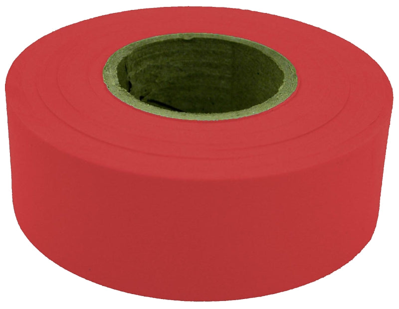 CH HANSON CH Hanson 17021 Flagging Tape, 300 ft L, 1-3/16 in W, Red, Polyethylene TOOLS CH HANSON