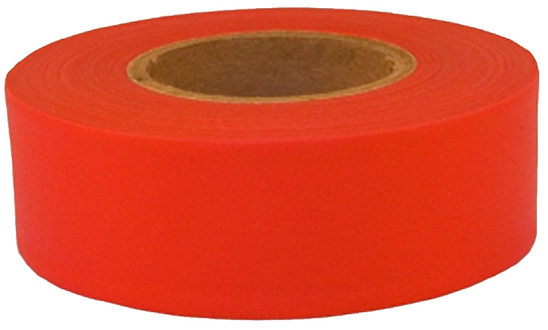 CH HANSON CH Hanson Sub-Zero Series 17010 Flagging Tape, 150 ft L, 1-3/16 in W, Fluorescent Red, PVC