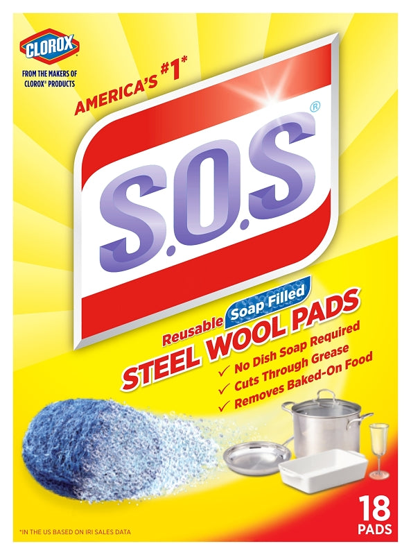 S.O.S S.O.S 98018 Soap Pad CLEANING & JANITORIAL SUPPLIES S.O.S