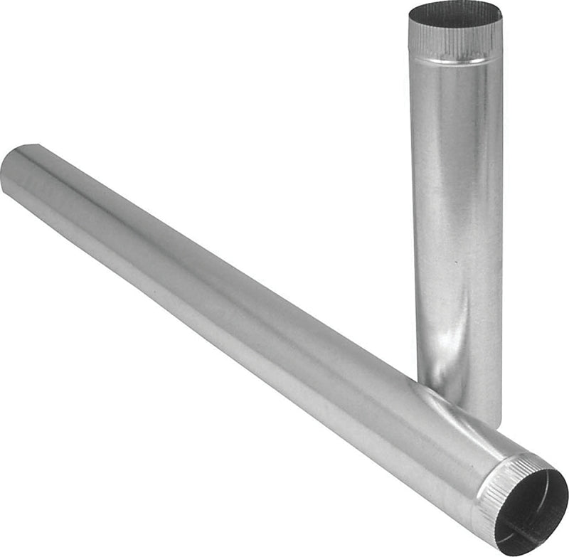 IMPERIAL Imperial GV0362-A Round Pipe, 4 in Dia, 60 in L, 30 ga Gauge, Steel