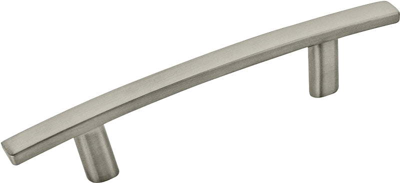 AMEROCK Amerock BP26201G10 Cabinet Pull, 5-1/4 in L Handle, 1 in H Handle, 1-1/16 in Projection, Zinc, Satin Nickel