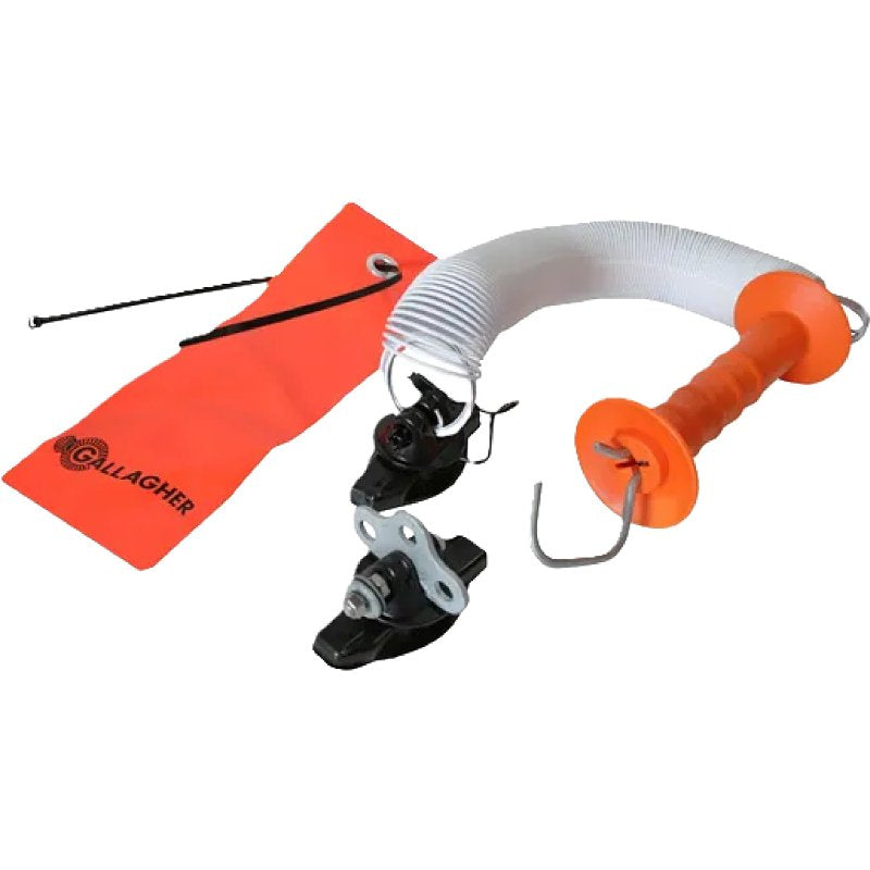 GALLAGHER POWER FENCE, Gallagher G64010 Spring Gate, High-Visibility, White HARDWARE & FARM SUPPLIES GALLAGHER POWER FENCE,
