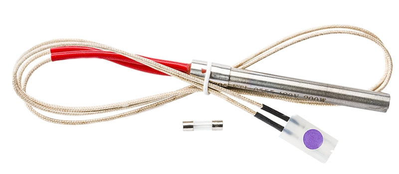 TRAEGER Traeger BAC432 Replacement Hot Rod, Plastic, Red/Silver, For: Traeger Pellet Grills