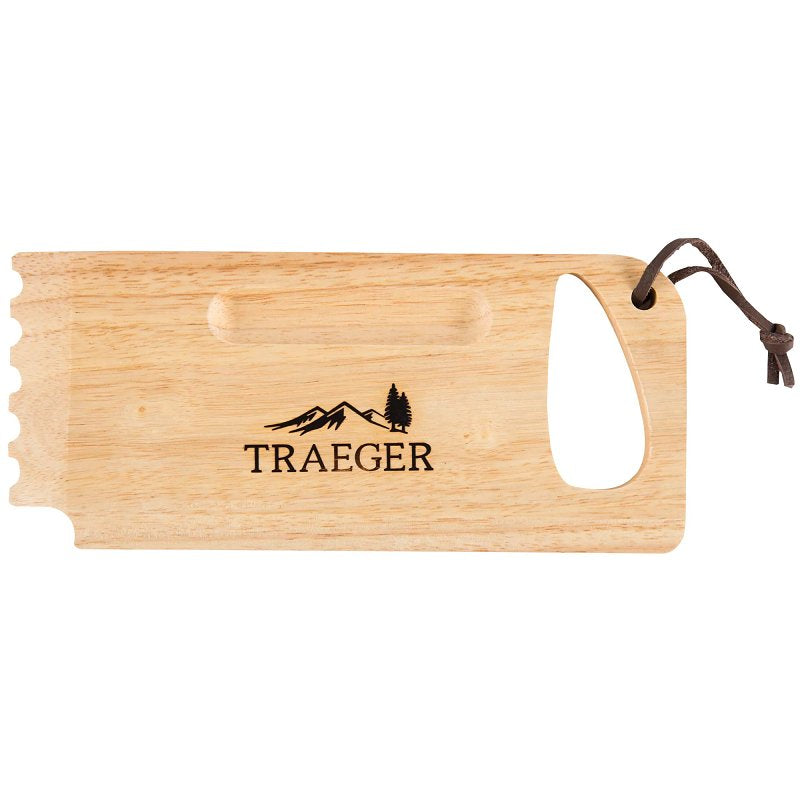TRAEGER Traeger BAC454 Grill Scrape, 4.72 in W Blade, Wood, Rosewood Handle OUTDOOR LIVING & POWER EQUIPMENT TRAEGER