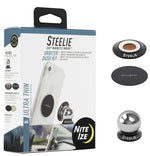 NITE IZE Nite Ize Orbiter STODK-01-R8 Dash-Mount Kit, Black/Silver