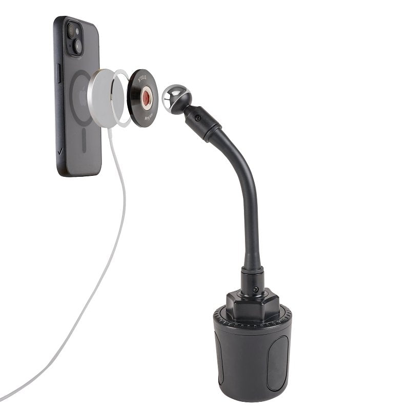 NITE IZE Nite Ize Orbiter Plus, Steelie Series STOMSCK-01-R8 Cup Holder Kit, Plastic, Black ELECTRICAL NITE IZE
