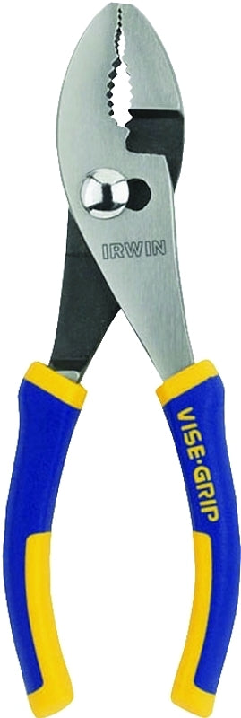 IRWIN Irwin 2078406 Slip Joint Pliers, 6 in OAL, ProTouch Grip Handle, 1-5/32 in W Jaw, 1-1/8 in L Jaw