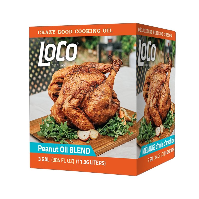 LOCO- CRAZY GOOD COOKER LoCo LCBLENDOIL Peanut Oil Blend, 3 gal