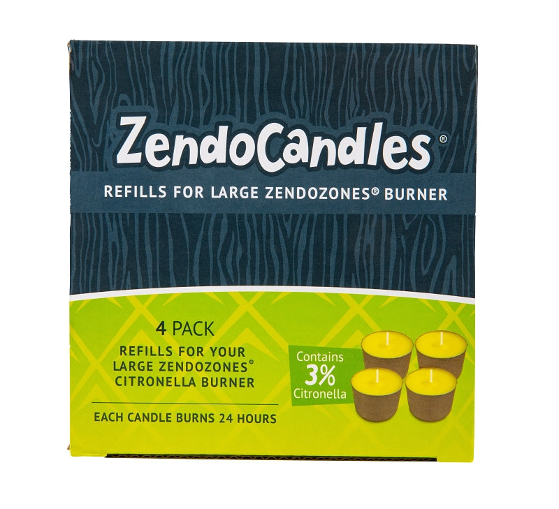 J.T. EATON ZendoZones 1824H-CAND Candle, Citronella, 24 hr Burn Time