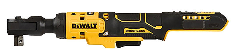 DEWALT DEWALT ATOMIC COMPACT Series DCF512B Ratchet, Tool Only, 20 VDC, 1/2 in Drive, Square Drive, 250 rpm Speed