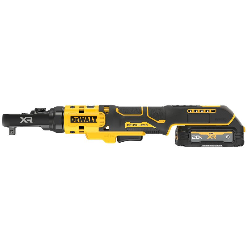 DEWALT DEWALT DCF520GE1 Sealed Head Ratchet Kit, Battery Included, 1/4, 3/8 in Drive, Hex, Square Drive, 20 V, 1.7 Ah, 50 ft-lb
