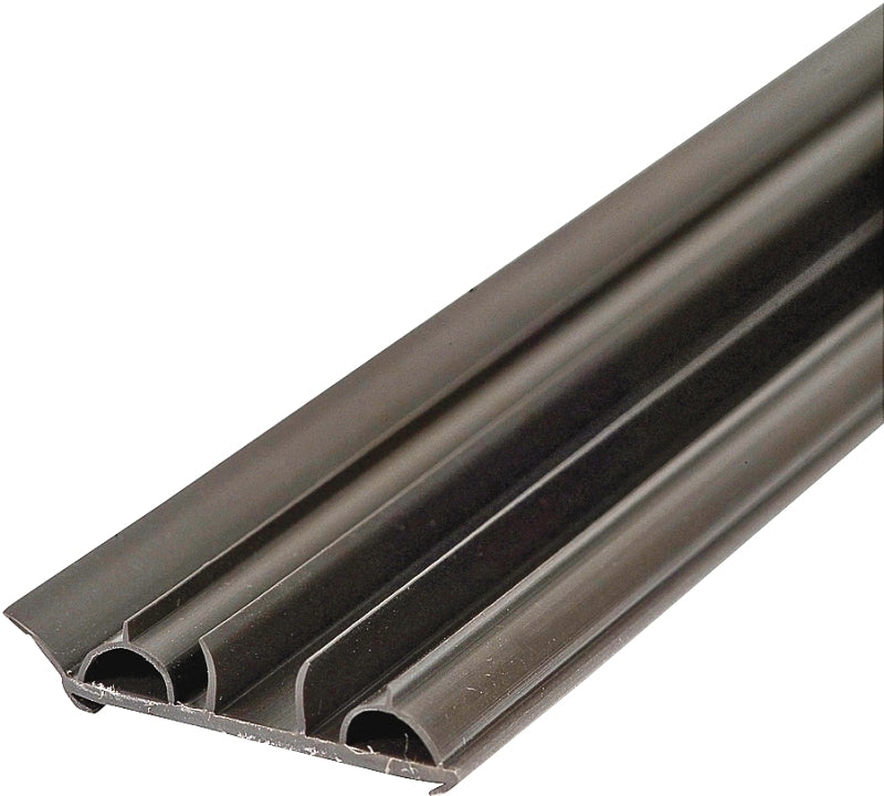 M-D M-D 47000 Door Bottom, Brown, 36 in L, 1-3/4 in W, 1/2 in H, Vinyl, Includes: Screw Nails