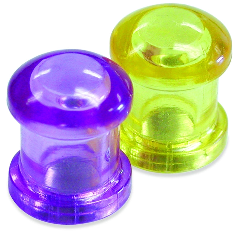 MASTER MAGNETICS Magnet Source 07509 Magnetic Push Pin, Purple/Yellow HOUSEWARES MASTER MAGNETICS