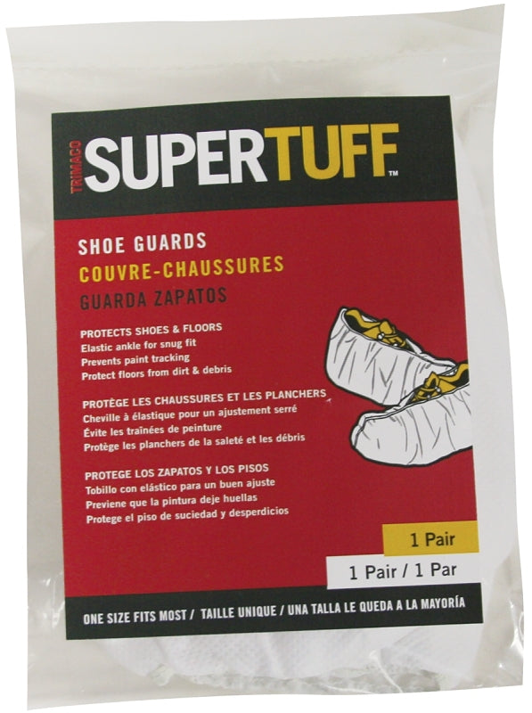 TRIMACO Trimaco 04501/12 Shoe Guard, Universal, White, Polypropylene