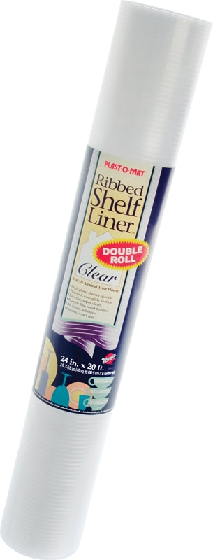 WARP'S Warp's PM210-C Shelf Liner, 10 ft L, 24 in W, 4 mil Thick, Plastic, Clear HOUSEWARES WARP'S