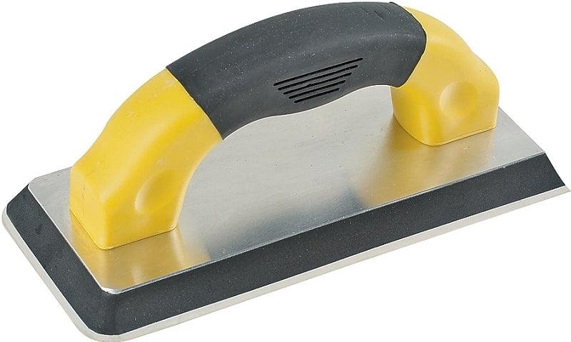 M-D BUILDING PRODUCTS I M-D 49827 Tile Tool Float, 9 in L, 4 in W, Ergonomic Handle, Gum Rubber, Black/White TOOLS M-D BUILDING PRODUCTS I