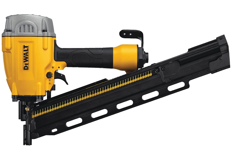 DEWALT DEWALT DWF83PL Framing Nailer, 64 Magazine, 21 deg Collation, Plastic Strip Collation
