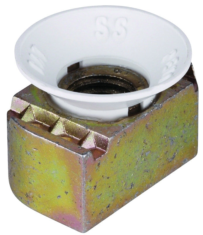 SUPERSTRUT SuperStrut ZCM1003/8-10 Cone Nut, Nylon/Steel, Galvanized, Gold