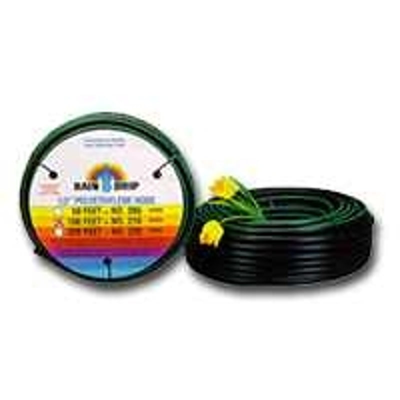 RAINDRIP Raindrip 052005P Drip Watering Hose, 0.62 in ID, 50 ft L, Polyethylene, Black
