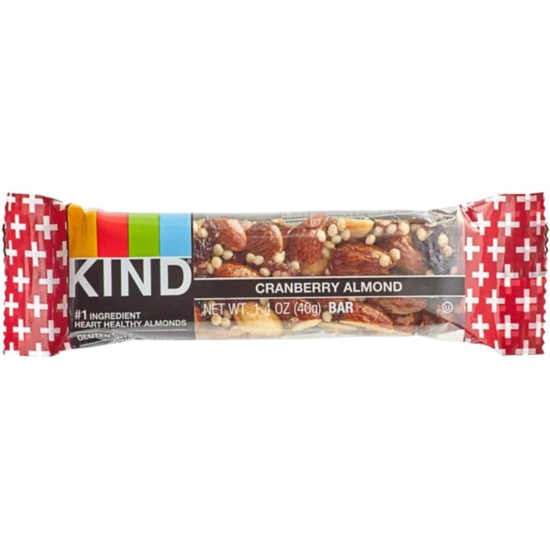 KIND� Kind 17211 Nut Bar, Bar, Antioxidants, Cranberry Almond, Macadamia, 1.4 oz Box