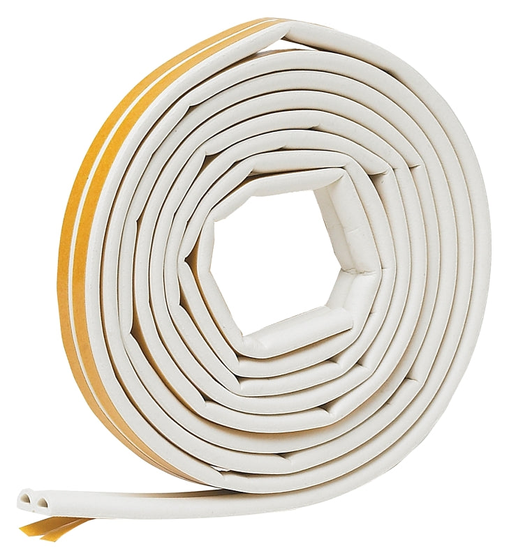FROST KING Frost King V25WA Weatherseal Tape, 5/16 in W, 17 ft L, EPDM Rubber, White