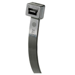 GB Gardner Bender 45-536UVB Cable Tie, 10.3 in Max Bundle Dia, Nylon, Black, 36 in L, 10/PK