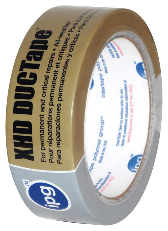 INTERTAPE POLYMER IPG 9602 Duct Tape, 10 yd L, 1.88 in W, Cloth Backing, Silver PAINT INTERTAPE POLYMER