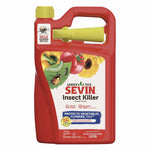SEVIN Sevin 100547234 Ready-to-Use Insect Killer, Liquid, Spray Application, Garden, 1 gal Bottle