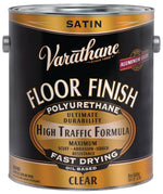 VARATHANE Varathane 130231 Floor Finish Paint, Liquid, Crystal Clear, 1 gal, Can