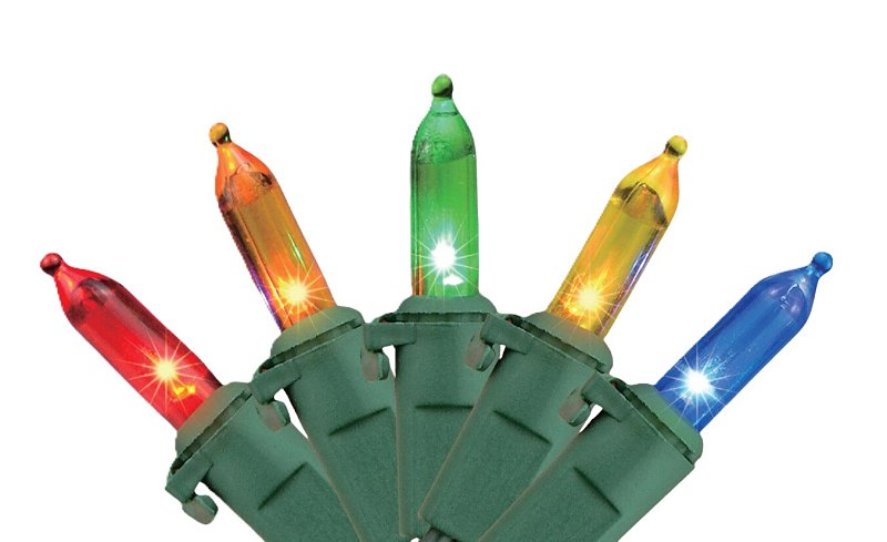 SANTAS FOREST Santas Forest 36035 Chaser Light, 125 V, 150-Lamp, Multi-Color, 20,000 hr Average Life, 40 ft L