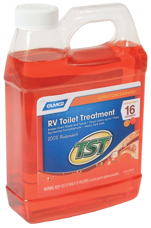 CAMCO Camco USA 41192 RV Toilet Treatment, 32 oz Bottle, Liquid, Citrus