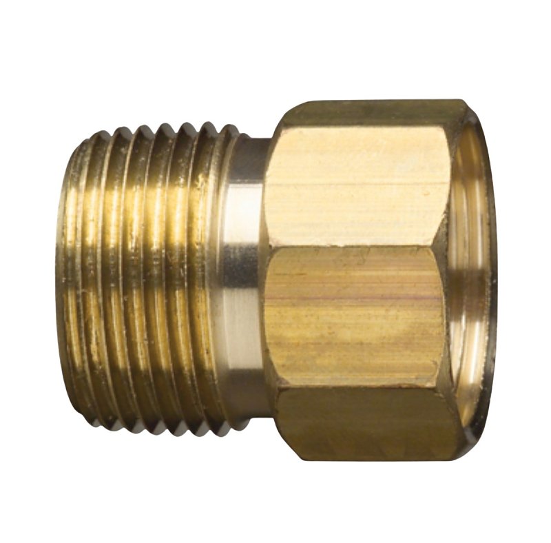 GILMOUR MFG Gilmour 800774-1001 Hose Adapter, 3/4 x 3/4 in, MNPT x FNH, Brass, For: Garden Hose