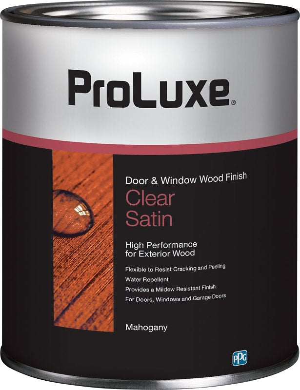 PPG PPG Proluxe Cetol SIK48045/04 Wood Finish, Satin, Mahogany, Liquid, 1 qt, Can